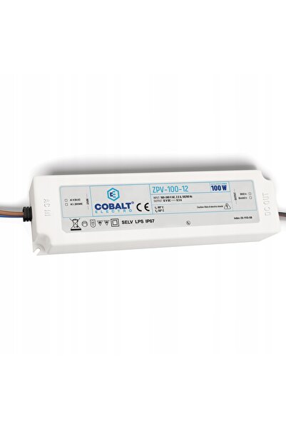 NO BRAND Sursă de alimentare pentru bandă LED 12V 100W IP67 8.3A Impuls Herme...