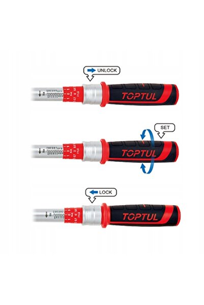 NO BRAND CHEIE DINAMOMETRICĂ 1/2 " x 525mm 40-210Nm TOPTUL ANBV1621