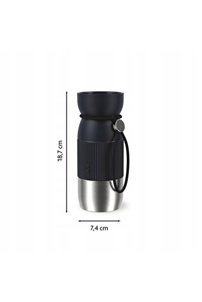 TEFAL Cană termică beYou N2191310 din oțel pentru apă, cafea, ceai 0,36 L