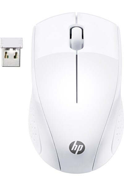 HP Mouse wireless 220, autonomie a bateriei de până la 15 luni, alb (7KX12AA)