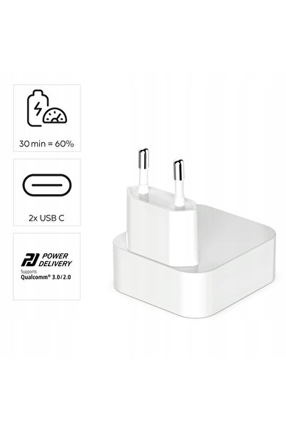 NO BRAND ÎNCĂRCĂTOR UNIVERSAL HAMA CUB PLIABIL PENTRU TELEFON GaN 40W 2x USB C