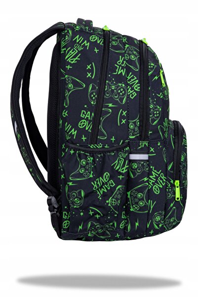 NO BRAND Set rucsac școlar cu mai multe compartimente CoolPack negru, verde, ...