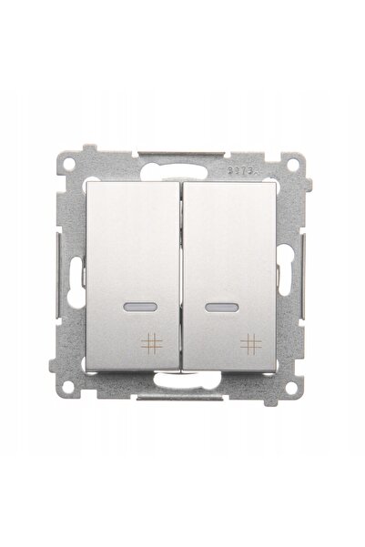 Kontakt-Simon SIMON 54 Întrerupător Conector Dublu Încrucișat Iluminat cu LED...