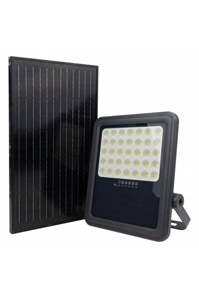 ecolight Proiector LED Halogen cu Panou Solar 200W Neutru IP65
