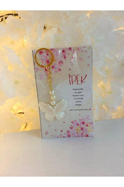 İNCİ KELEBEK ANAHTARLIK HEDİYELİĞİ 10 ADET FİYATIDIR. KİŞİYE ÖZEL KARTI NİKAH, NİŞAN, SÖZ, MEVLİT VE BABY SHOWER HEDİYELİĞİ