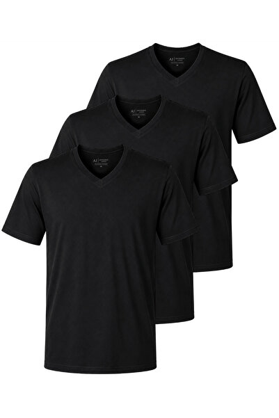 ANTHONY JACKSON 3-Pack Premium Men's V T-Shirt Moonlight