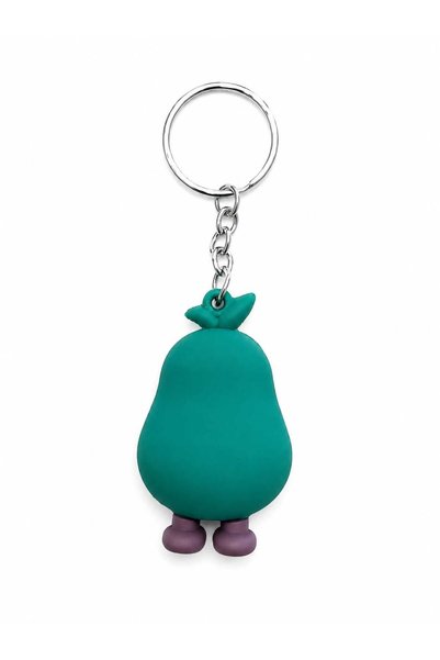 KAYLANIN DÜNYASI Cute Avocado Silicone Keychain & Bag Ornament – Home Keychain, Car Keychain, School Bag Accessory, Gift for Kindergarten and Middle School Students (Exact Same as the Image)