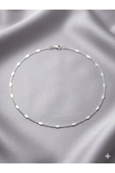 Lama Store Minimalist Oval Sequin Detailed Xuping Women's Necklace
