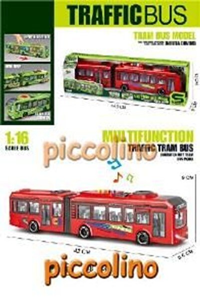 CasaDesteapta.ro L&S Friction Bus, Open Doors 392 - Toy for Children, Realist...