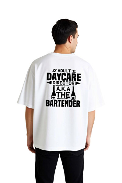 PayBuy Men's Oversize Printed T-Shirt Humorous Profession Text Relaxed Fit Ca...