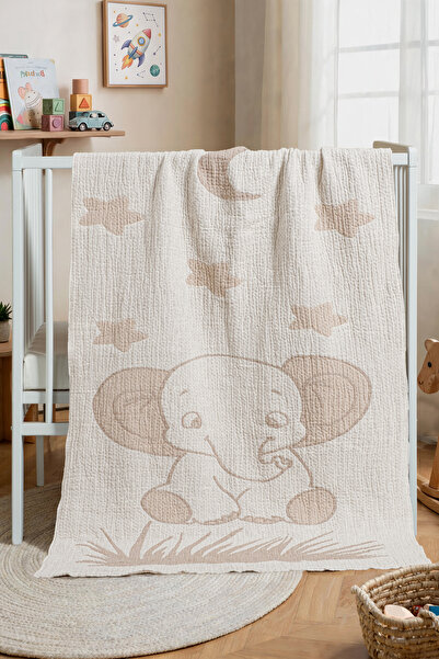 Modamina Four Layers Patterned Muslin Baby & Kids Blanket 80X140 cm |   100% ...