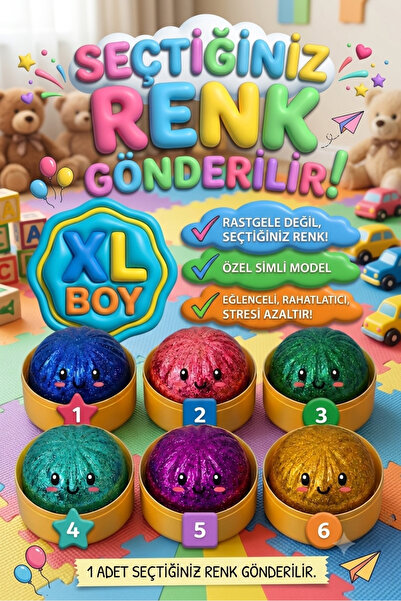 vattara Çin Mantısı Squishy Simli Büyük Boy Sukuşi Stres Oyuncak Seçtiğiniz B...