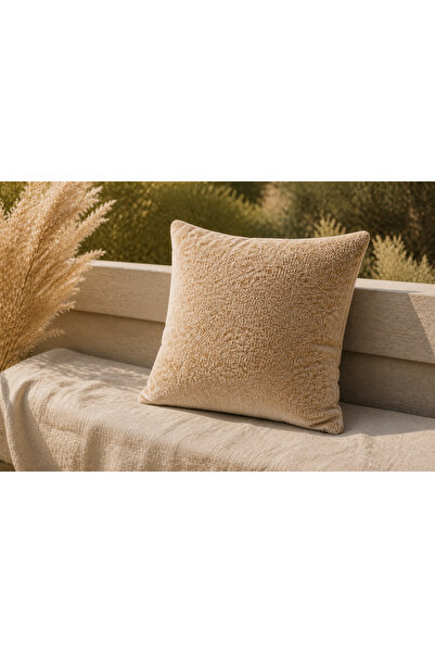 Rolivs كوم باتينا 45 × 45 سم وسادة زخرفية منقوشة محشوة