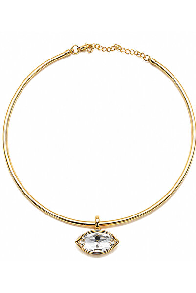 Venus Design Marquise Stone Choker Necklace