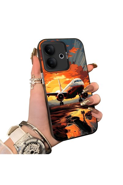 Hontinga Vivo V60 Lite 5g Compatible Silicone Edge Hard Back Case Couple Phon...