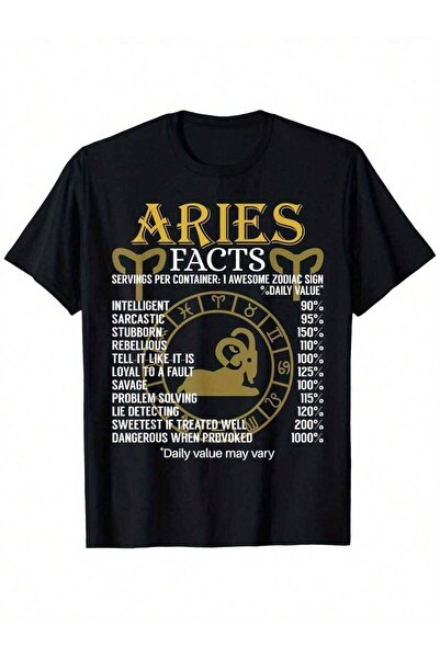 23ERVA Aries Facts Zodiac Sign-Shirt-Shirt, Suitable Men And Women Outdoor Sh...