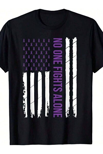 23ERVA Cystic Fibrosis Awareness Purple Ribbon-ShirtSame Style Men And Women ...