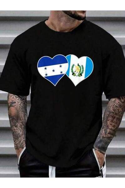 23ERVA Honduran Half Guatemalan Flag Love Guatemala Honduras T-Shirt Women's ...