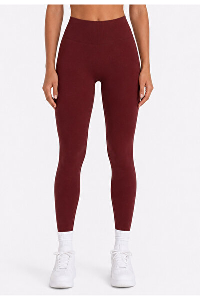 Formactive Burgundy Push up Seamless Women's Sports Leggings 1920-1950-Tyt