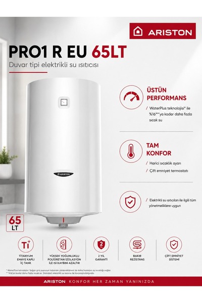 Ariston PRO 1 R VTD/VTS 65LT