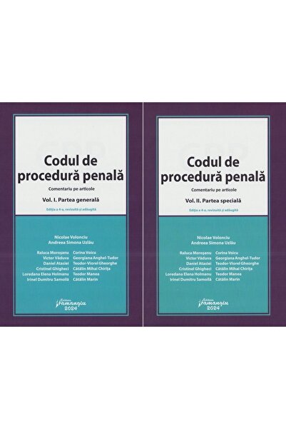 HAMANGIU Pachet 2 volume: Codul de procedura penala comentat Ed.4 - Nicolae V...
