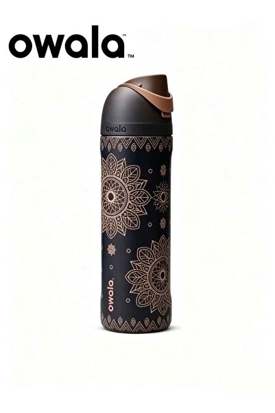 owala FreeSip Sway Water Bottle with Straw, 32oz, Vintage Floral Print, Leak-...