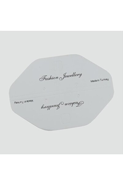 ZERO LAND Nhr-Hlss Oval (155446) Pendant Card-White