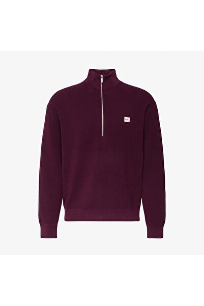 Calvin Klein LS EZ COTTON WAFFLE QUARTER ZIP
