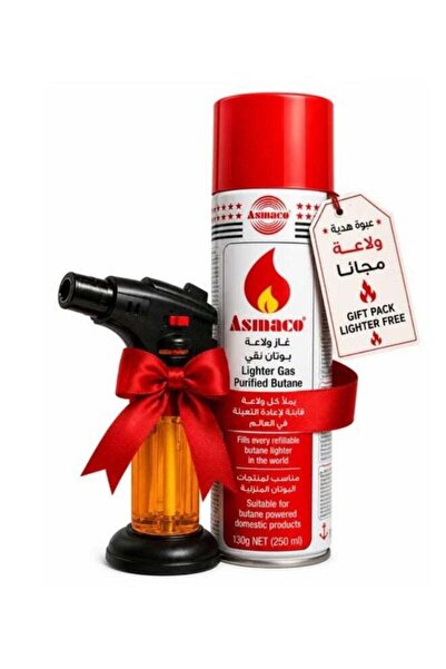 Asmaco ولاعة غاز البوتان قابلة لإعادة التعبئة، متعددة الألوان