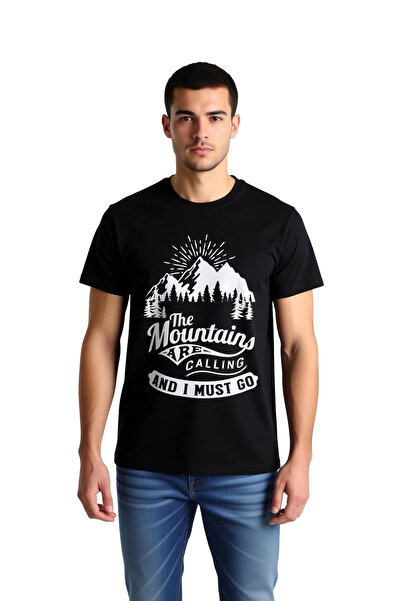 PayBuy The Mountains Are Calling I Have to Go Printed Men's T-Shirt