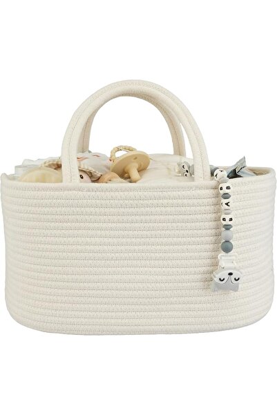 XUANGUO Large Baby Diaper Caddy Organizer for Girl Boy Rope Nursery Storage B...