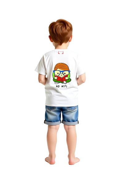 PayBuy No Wifi Reading Time Clock Printed Kids T-Shirt