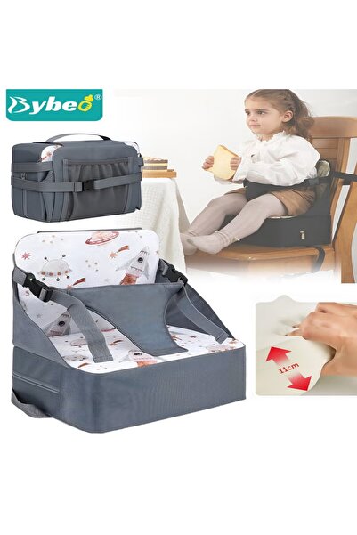 BYBEO Baby Booster Seat, Baby Portable High Chair, Toddler Chair Seat with Ad...