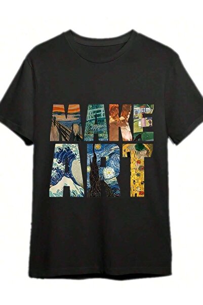 LİNA06 Men's Vintage Art Print-Shirt - Casual Fit Round Neck Tee With Famous ...