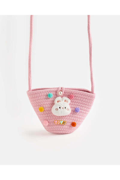 REDTAG Girls Pink Embellished Bag