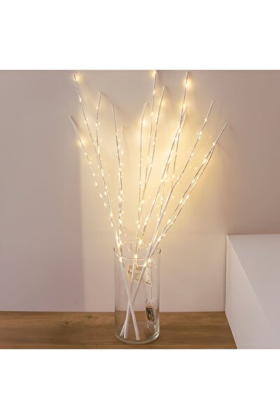 OEM Ramuri decorative iluminate cu LED-uri albe, 150 LED-uri - 90cm x 3 bucăți