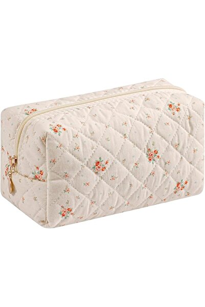 HHQQWZ Makeup Bag Travel Cosmetic Bag for Women Girls, Zipper Make Up Pouch, ...