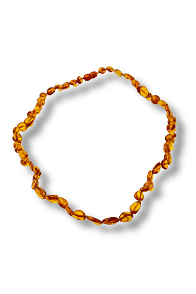 craftmystic Colier Chihlimbar Auriu - Energie Pozitiva, Calduroasa si Elegant...