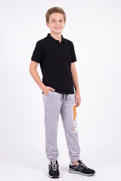 FYK KİDS Boy's Double Pocket Printed Jogger Sweatpants