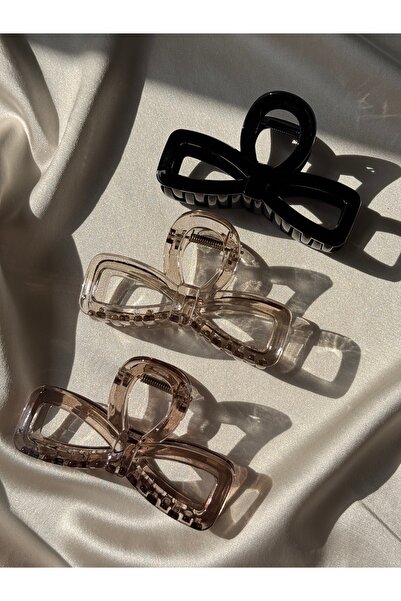 Alveole Jewelry Fiyonk Tasarımlı Mandal Toka Seti