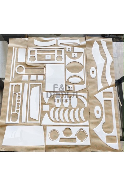 FD Damla Etiket Peugeot Partner Tepe Dashboard Console Trim Front Chest Panel...