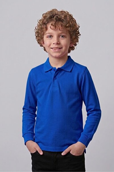 NACAR STORE Unisex Children's School Lacoste Polo Collar Long Sleeve School T...