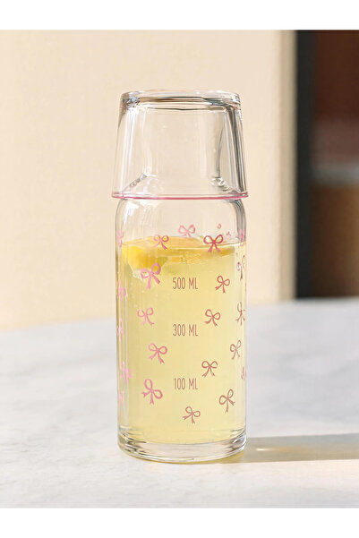 LC Waikiki LCW HOME Pembe Fiyonk Desenli Baş Ucu Sürahisi 700 Ml