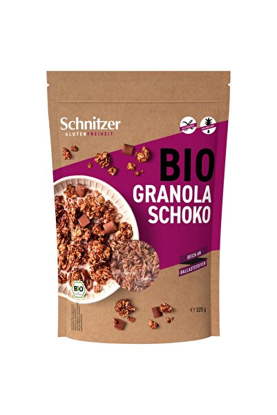 Schnitzer Granola organică cu ciocolată, fără gluten, 325g