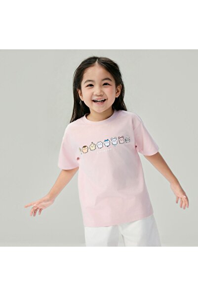 Giordano Kids' Chiikawa Pearl Amethyst Crew Neck Relaxed T-Shirt