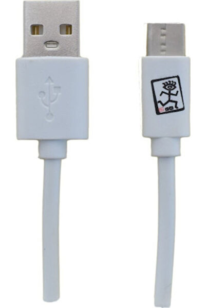 2go Καλώδιο USB 2.0 USB-C αρσενικό - USB-A λευκό 1μ (795925)