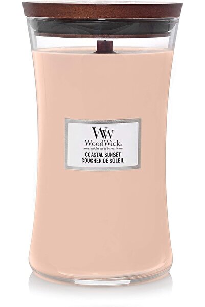 WoodWick YANKEE CANDLE Ellipse Scented Evening Bonfire, 16oz | Up to 50 Hours...