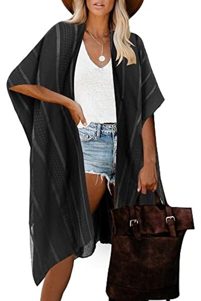 Moss Rose Women's Beach Cover up Swimsuit Kimono Cardigan with Bohemian Flora...