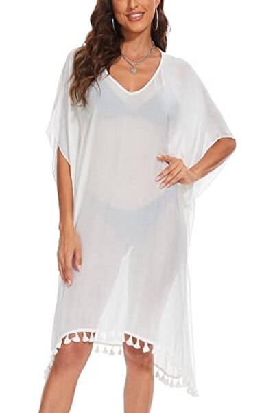 Moss Rose Women's Beach Cover up Swimsuit Kimono Cardigan with Bohemian Flora...