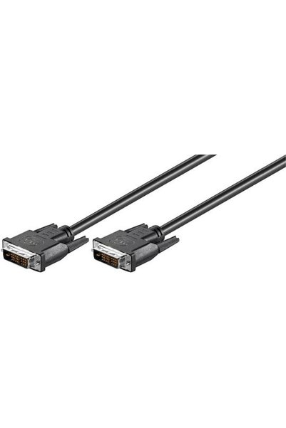 MicroConnect Καλώδιο DVI-D αρσενικό σε DVI-D αρσενικό, 2μ, Μαύρο (MONCCS2)
